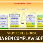 Steps to File e-Form ADT-1 Via Gen Complaw Software