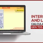 Interest and Late Fee Calculation Using Gen TDS Software