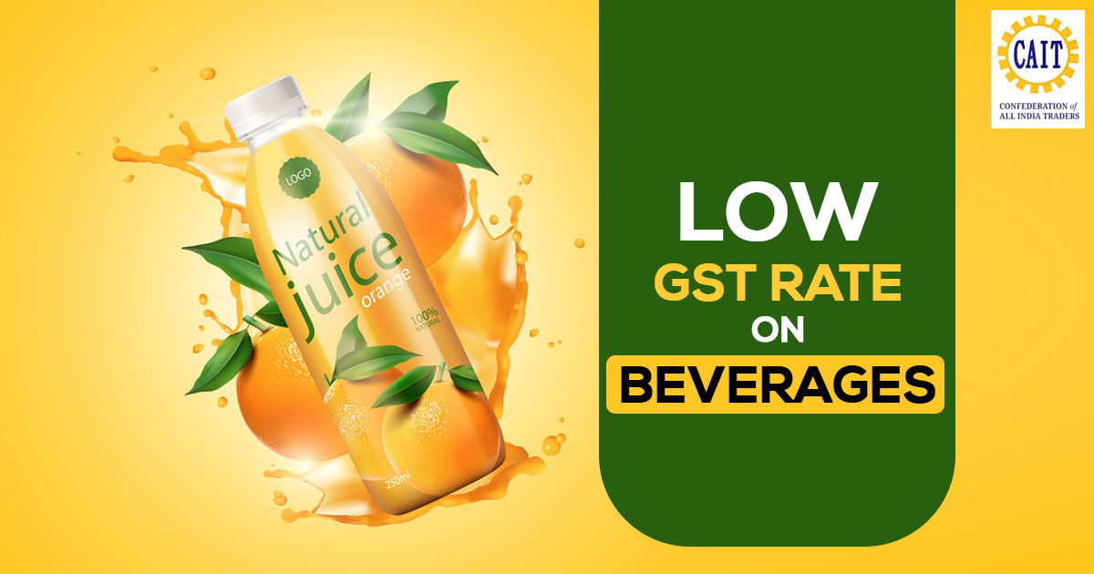 Low GST Rate on Beverages