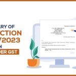 Summary of Instruction No. 02/2023 on SOP Under GST