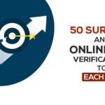 50 Surveys and Online TDS Verifications to Each A.O.