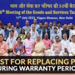 No GST for Replacing Parts During Warranty Period