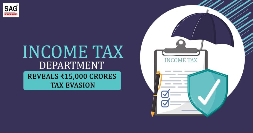 Income Tax Department Reveals ₹15,000 Crores Tax Evasion