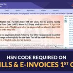 HSN Code Required on E-Way Bills & E-Invoices 1st Oct 2023