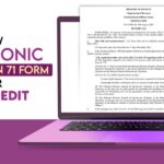 New Electronic Application 71 Form for TDS Credit