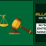 Allahabad HC's Order for M/S Jhansi Enterprises Nandanpura