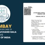 Bombay HC's Order In Case of Mahesh Devchand Gala Vs Union of India