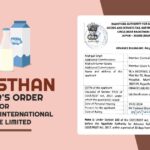Rajasthan GST AAR's Order for M/s Bebymil International Private Limited