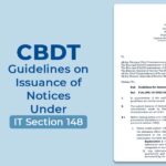 IT Dept. Notifies New Guidelines for Making Transparent Process U/S 148