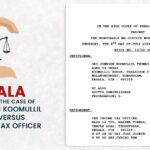 Kerala HC's Order In The Case of Sri. Johnson Koomullil Thomas Versus The Income Tax Officer