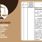 Uttarakhand HC's Order In the Case of Pankaj Joshi Deceased v/s Assistant Commissioner
