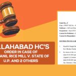 Allahabad HC's Order In Case of M/S Anil Rice Mill v. State Of U.P. And 2 Others