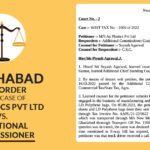 Allahabad HC's Order In The Case of Aa Plastics Pvt Ltd vs. Additional Commissioner