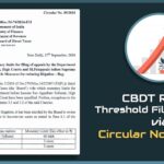 CBDT Raises Threshold Filing Appeals via Circular No. 9/2024