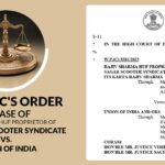 Delhi HC's Order in Case of Rajiv Sharma HUF Proprietor of M/S Sagar Scooter Syndicate Vs. Union of India