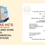 Madras HC's Order In the Case of Ms Aziha and Sons vs. the Commercial Tax Officer