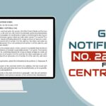 GST Notification No. 22/2024 for Central Tax