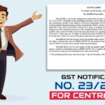 GST Notification No. 23/2024 for Central Tax