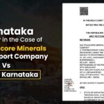 Karnataka HC's Order in the Case of M/s Travacore Minerals and Transport Company Vs State of Karnataka