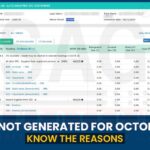 GSTR-2B Not Generated for October 2024? Know the Reasons