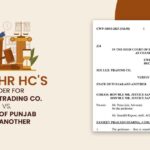 PB & HR HC's Order for M/s JSB Trading Co. vs. State of Punjab and Another