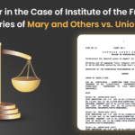 SC's Order in the Case of Institute of the Francsican Missionaries of Mary and Others vs. Union of India