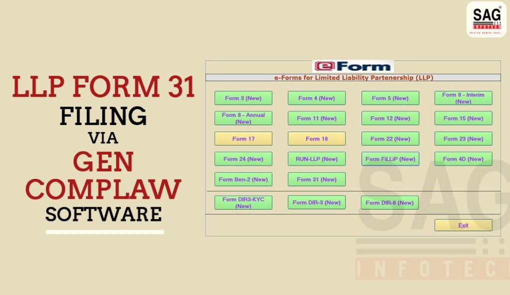 LLP Form 31 Filing Via Gen Complaw Software