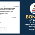 Bombay HC's Order in the Case of Champions Steel Industries Private Limited vs Union of India