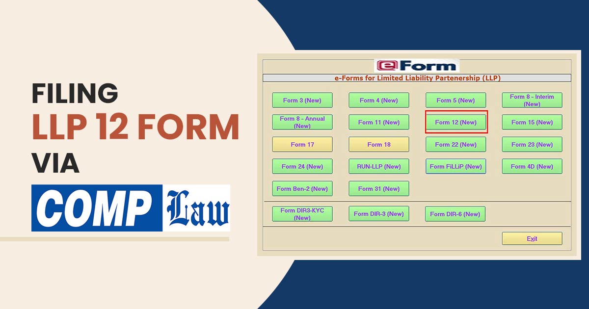 Filing LLP 12 Form via Gen Complaw