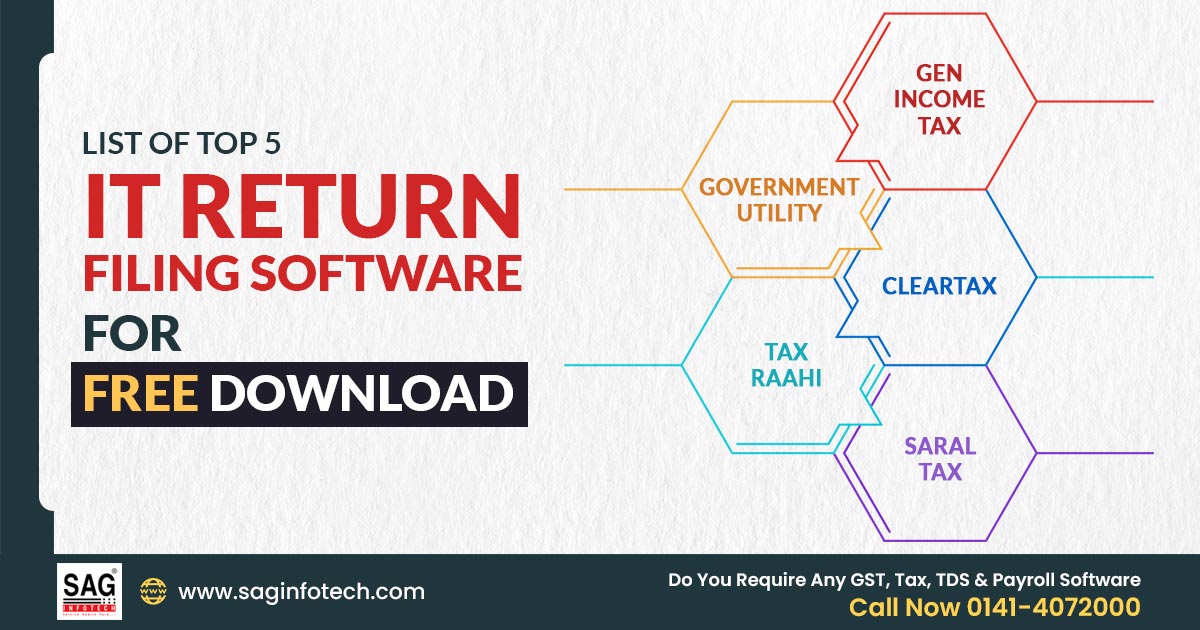  List of Top 5 IT Return Filing Software Free Download