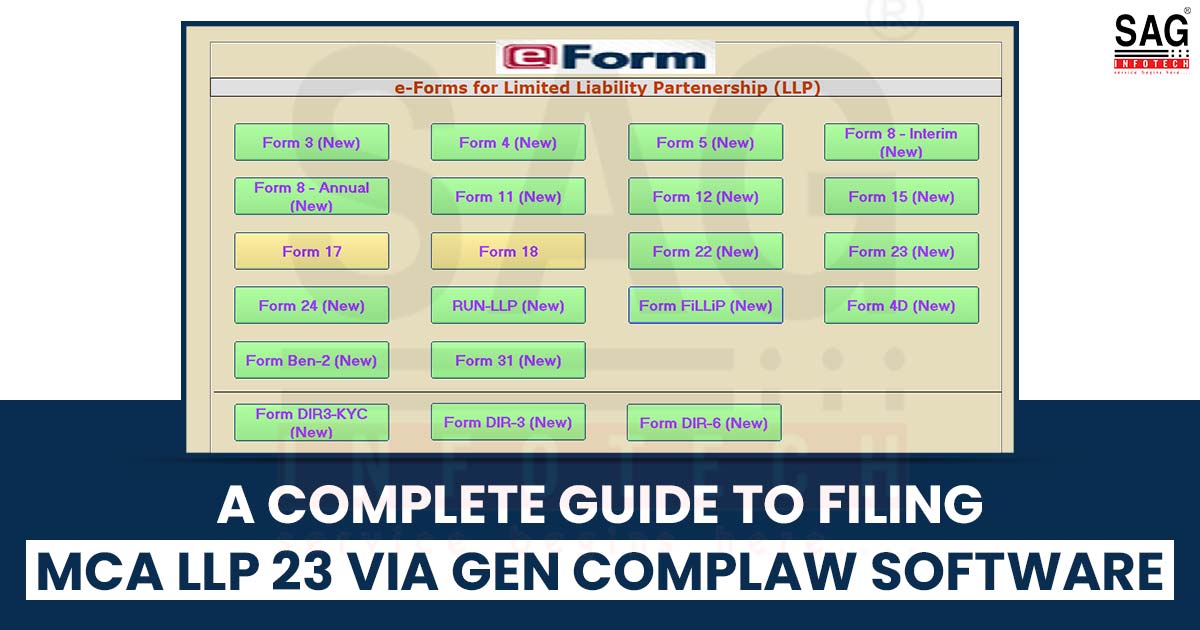 A Complete Guide to Filing MCA LLP 23 via Gen Complaw Software