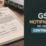 GST Notification No. 09/2025 – Central Tax
