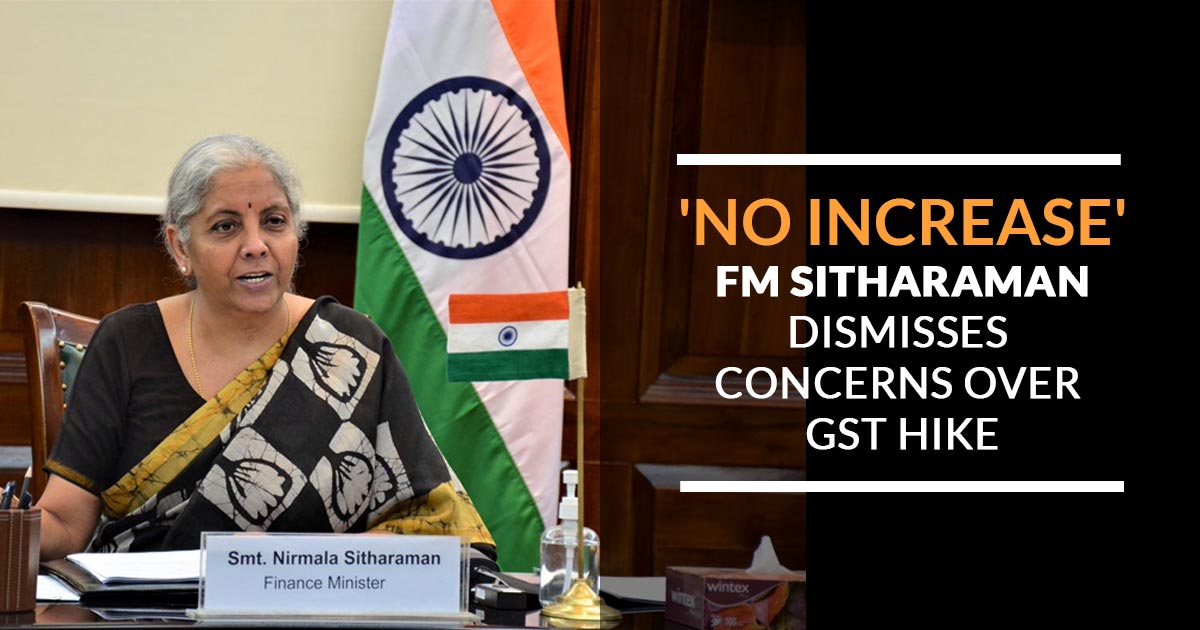 'No Increase': FM Sitharaman Dismisses Concerns Over GST Hike