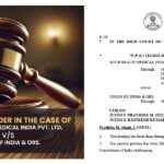 Delhi HC's Order in the Case of M/s B. Braun Medical India Pvt. Ltd. vs. Union of India & Ors