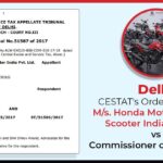 Delhi CESTAT's Order In Case of M/s. Honda Motorcycle and Scooter India Pvt. Ltd. vs. Commissioner of Service Tax