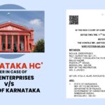 Karnataka HC' Order in Case of A.M. Enterprises vs. State of Karnataka