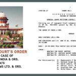 Supreme Court's Order in the Case of Union of India & Ors. vs. BRIJ Systems Ltd. & Ors.