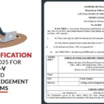 CBDT Notification No. 45/2025 for ITR-V and Acknowledgement Forms