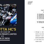 Calcutta HC's Order In Case of Bajaj Wheels Private Limited vs. Union of India