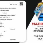 Madras HC's Order in The Case of Tvl. Sri Mathuru Eswarar Traders vs. The Deputy State Tax Officer