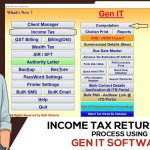 Income Tax Return Filing Process Using Gen IT Software