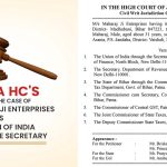 Patna HC's Order in The Case of M/s Maharaj Ji Enterprises vs. The Union of India through the Secretary