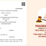 Madras HC's Order in The Case of M/s.Arul Industries vs. The Asst. Commissioner of Income Tax