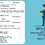SC's Order In Case of Kings Security Guard Services Private Limited vs. Deputy Director