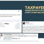 Taxpayers’ Anger Mounts on Social Media over ITR Refund Delays