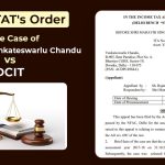 Delhi ITAT's Order in The Case of Venkateswarlu Chandu vs. DCIT