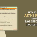 How to File ADT-2 Form Using SAG Infotech ROC Software