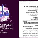 Madhya Pradesh HC's Order in The Case of Laxmi Motors vs. State of M.P.