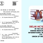 Delhi HC's Order in The Case Of Varian Medical Systems International India Pvt. Ltd. vs. Union of India & ORS