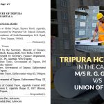Tripura HC's Order in The Case of M/S R. G. Group vs. Union of India